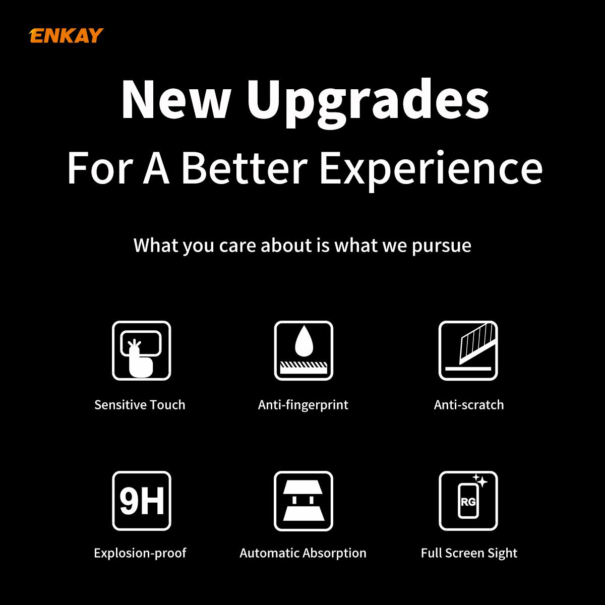 ENKAY HAT PRINCE Full Glue Full Size 0.26mm 9H 2.5D Tempered Glass Screen Protector for Samsung Galaxy M31/Galaxy M21 Type A
ENKAY HAT PRINCE Full Glue Full Size 0.26mm 9H 2.5D Tempered Glass Screen Protector for Samsung Galaxy M31/Galaxy M21 Type A