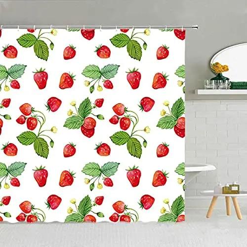 Black And White Shower Curtain,Kitchen Fruits And Vegetables Nature With Dots Chess Squares Art Design,Cloth Fabric Bathroom Set W60H190(CM)-1 Pcs
Black And White Shower Curtain,Kitchen Fruits And Vegetables Nature With Dots Chess Squares Art Design,Cloth Fabric Bathroom Set W60H190(CM)-1 Pcs