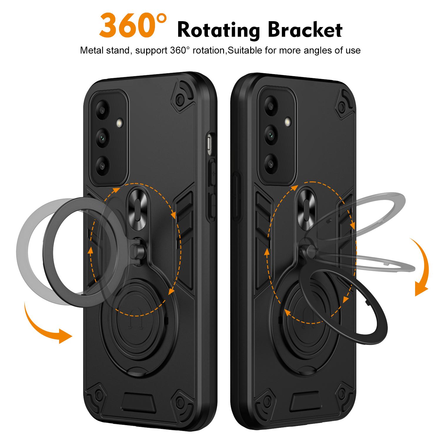 For Samsung Galaxy A05s 4G Case Rotatable Kickstand PC+TPU Drop Protection Phone Cover Black
For Samsung Galaxy A05s 4G Case Rotatable Kickstand PC+TPU Drop Protection Phone Cover Black
