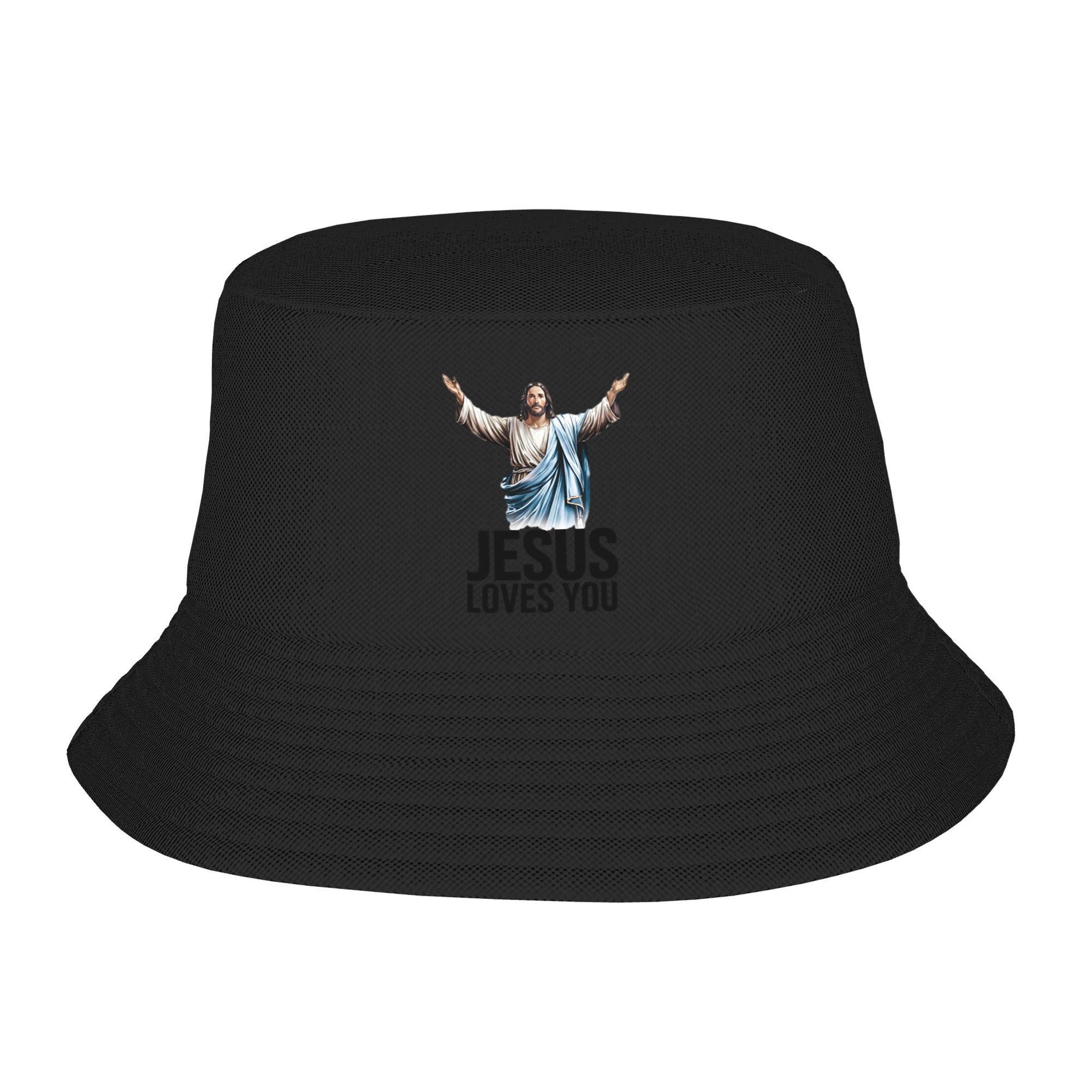 Jesus Loves You Bucket Hat Panama Bob Hats Outdoor Cool Autumn For Summer Beach Fishing Unisex Fisherman Caps One Size
Jesus Loves You Bucket Hat Panama Bob Hats Outdoor Cool Autumn For Summer Beach Fishing Unisex Fisherman Caps One Size