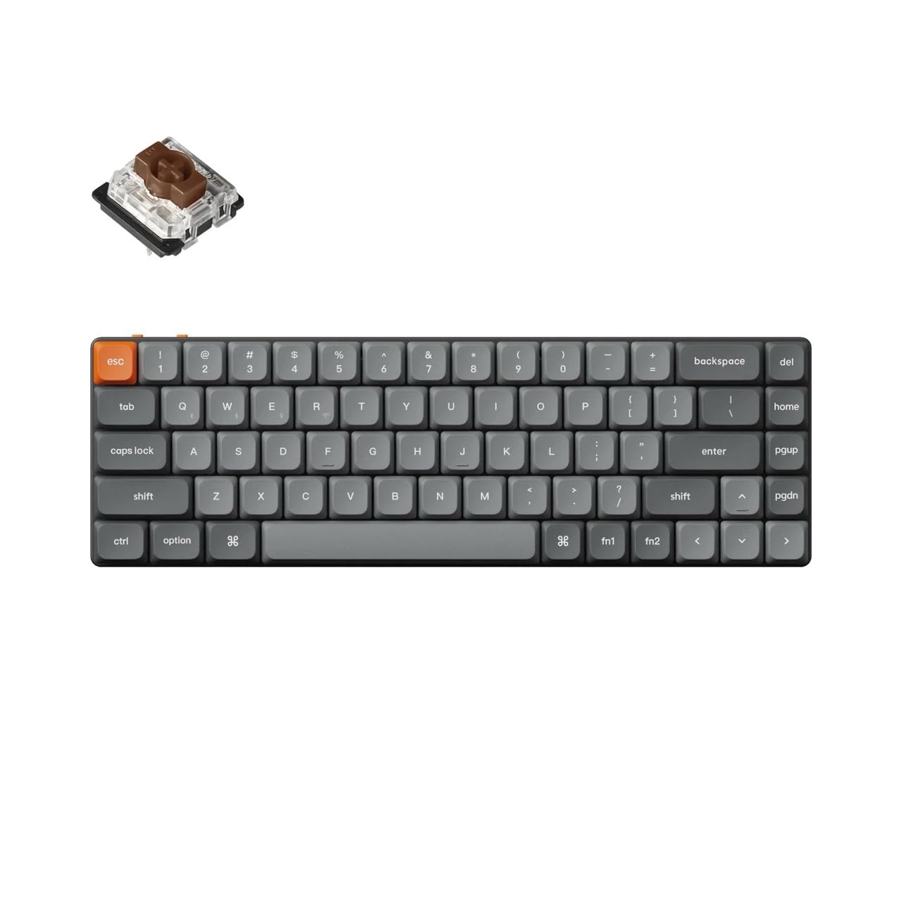 K7 Max compatible thin wireless custom mechanical US White LED low profile Gateron mechanical compatible with Mac Windows Linux profile Gateron