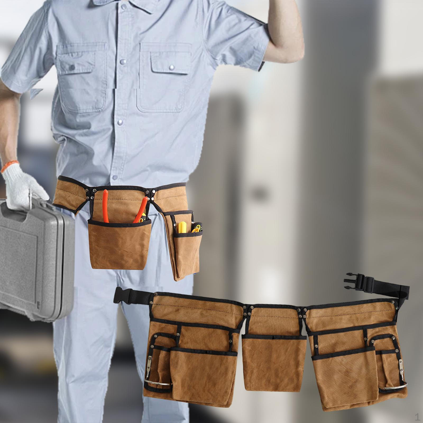 Tool Belt Pouch Utility Waist Bag Gift with Multi Pockets Adjustable for Family Handyman Hiking
Tool Belt Pouch Utility Waist Bag Gift with Multi Pockets Adjustable for Family Handyman Hiking