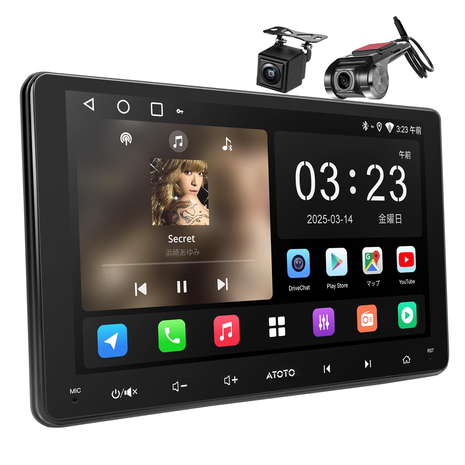 ATOTOZONE A5L Android Display Audio Android Навигация 9 CarPlay Android Auto Беспроводной GPS 24 EQ AI Видеорегистратор Камера заднего вида в комплекте 2DIN, дюйм, & &
ATOTOZONE A5L Android Display Audio Android Навигация 9 CarPlay Android Auto Беспроводной GPS 24 EQ AI Видеорегистратор Камера заднего вида в комплекте 2DIN, дюйм, & &