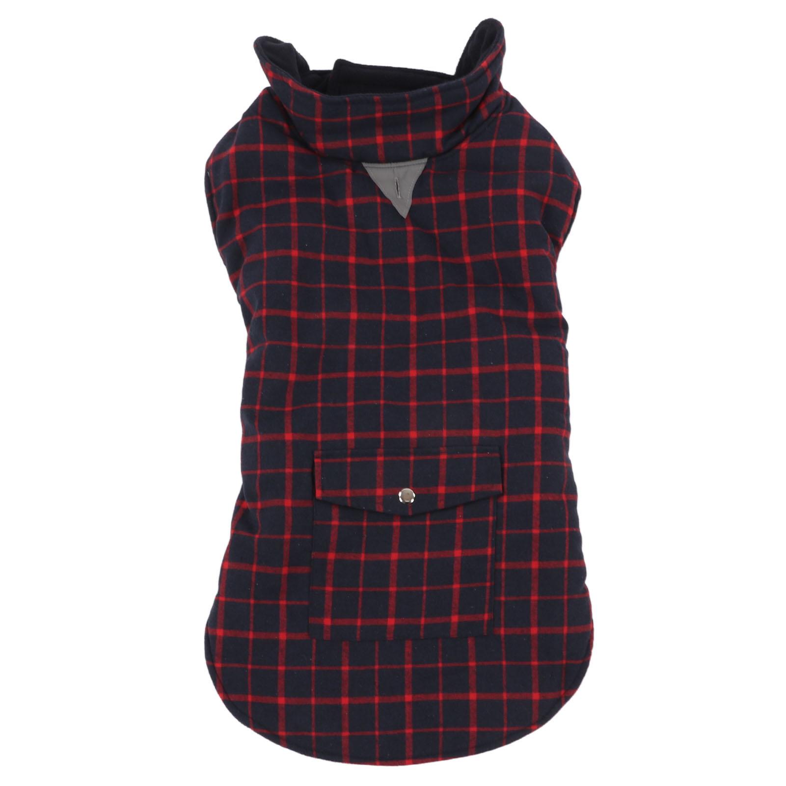 Dog Cold Weather Coat Cozy Waterproof Windproof Plaid Dog Vest Winter Jacket for Small Medium Large Dogs S
Dog Cold Weather Coat Cozy Waterproof Windproof Plaid Dog Vest Winter Jacket for Small Medium Large Dogs S