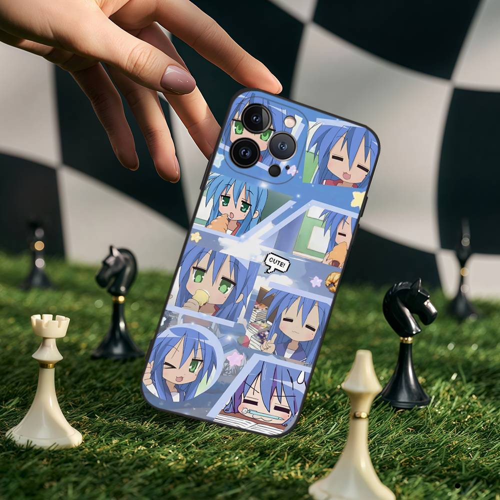 Konata Izumi L-Lucky S-Star Phone Case For IPhone 17,16,15,14,13,12,11,Pro,Max,Plus,mini Silicone Black Cover iPhone 13pro max
Konata Izumi L-Lucky S-Star Phone Case For IPhone 17,16,15,14,13,12,11,Pro,Max,Plus,mini Silicone Black Cover iPhone 13pro max