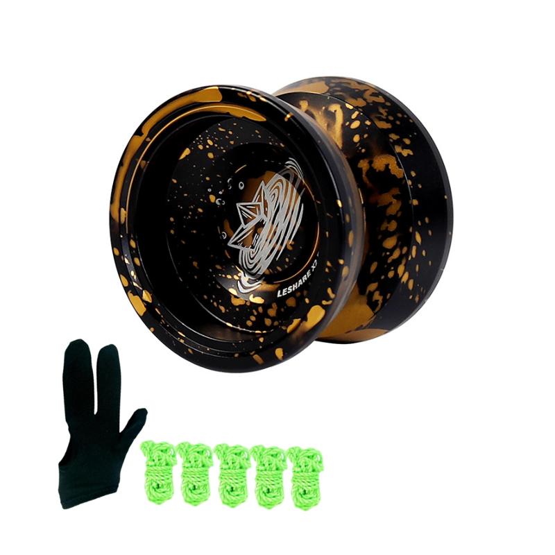 Yoyo For Competitive Beginners Alloy Yoyo Easy To Return And Practise Trick Black Gold
Yoyo For Competitive Beginners Alloy Yoyo Easy To Return And Practise Trick Black Gold