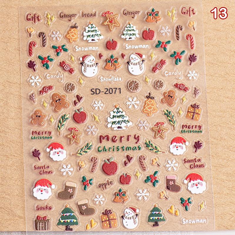 Рождество Милый Мультяшный Бантик Санта Клаус Снеговик Рождественская Елка Лось Снежинка Наклейки для Нейл-Арта Рождественские Милые Наклейки для Маникюра 13
Рождество Милый Мультяшный Бантик Санта Клаус Снеговик Рождественская Елка Лось Снежинка Наклейки для Нейл-Арта Рождественские Милые Наклейки для Маникюра 13