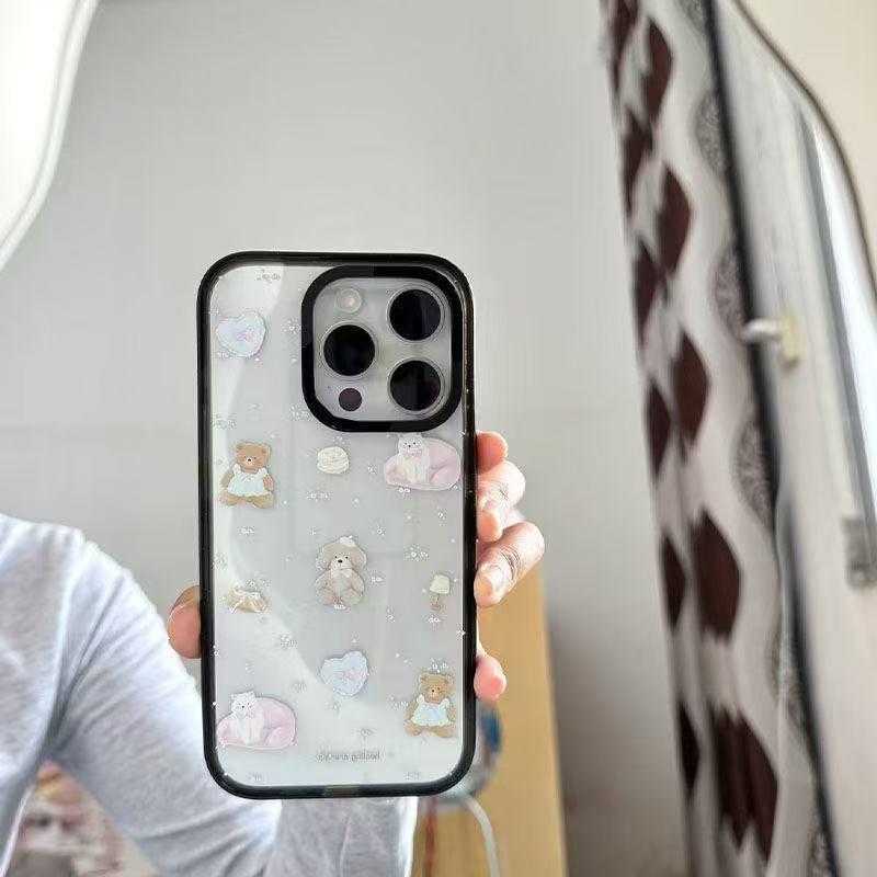 Cute Little Bear Cartoon Phone Case for Apple 14, 15, 16, 17, Pro Models - Black Edges, Hard Protection iPhone 12 Mini
Cute Little Bear Cartoon Phone Case for Apple 14, 15, 16, 17, Pro Models - Black Edges, Hard Protection iPhone 12 Mini
