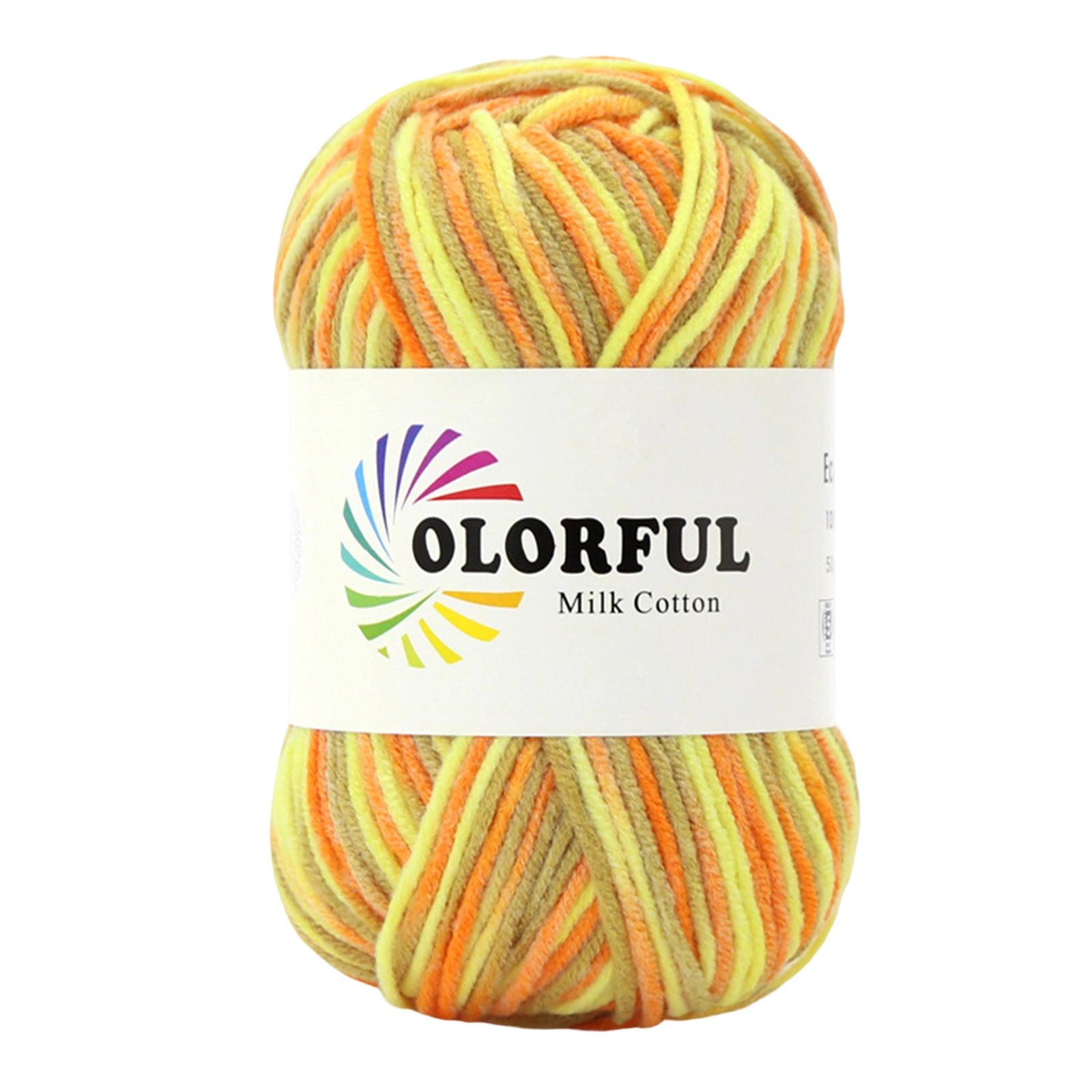 Colorful Hand Knitting 50g Knitting Crochet Milk Soft Baby Cotton Wool Yarn One Size
Colorful Hand Knitting 50g Knitting Crochet Milk Soft Baby Cotton Wool Yarn One Size