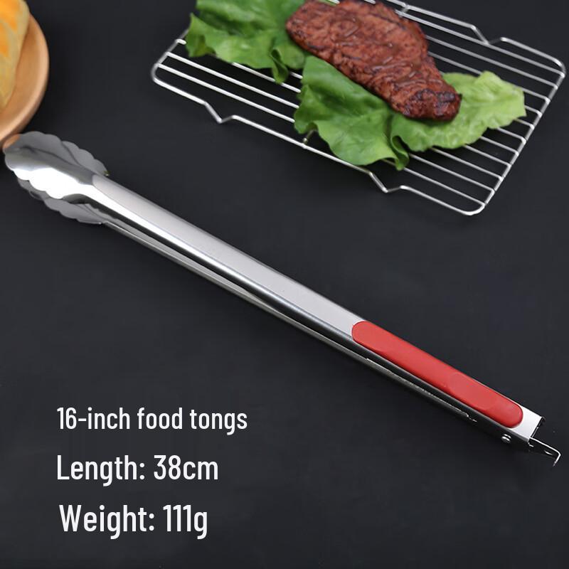 16-inch Stainless Steel Food Tongs (Pack of 20)
16-inch Stainless Steel Food Tongs (Pack of 20)