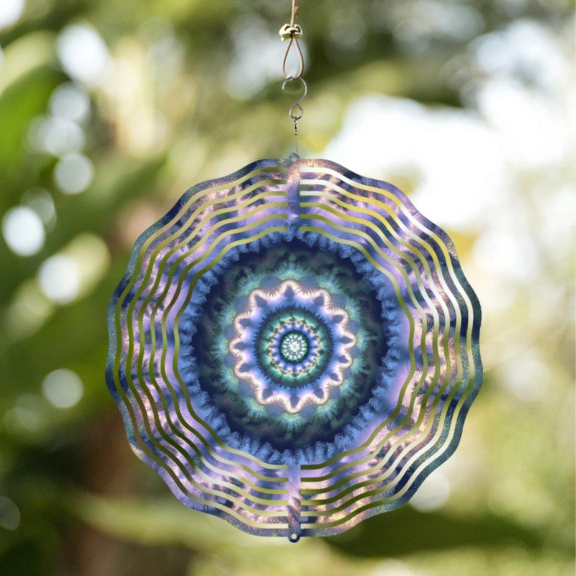Vibrant 3D Metal Wind Spinner for Outdoor Garden Decor Swirling Blue Purple Orange Hanging Yard Art Colorful Window Wind Chimes 01A
Vibrant 3D Metal Wind Spinner for Outdoor Garden Decor Swirling Blue Purple Orange Hanging Yard Art Colorful Window Wind Chimes 01A