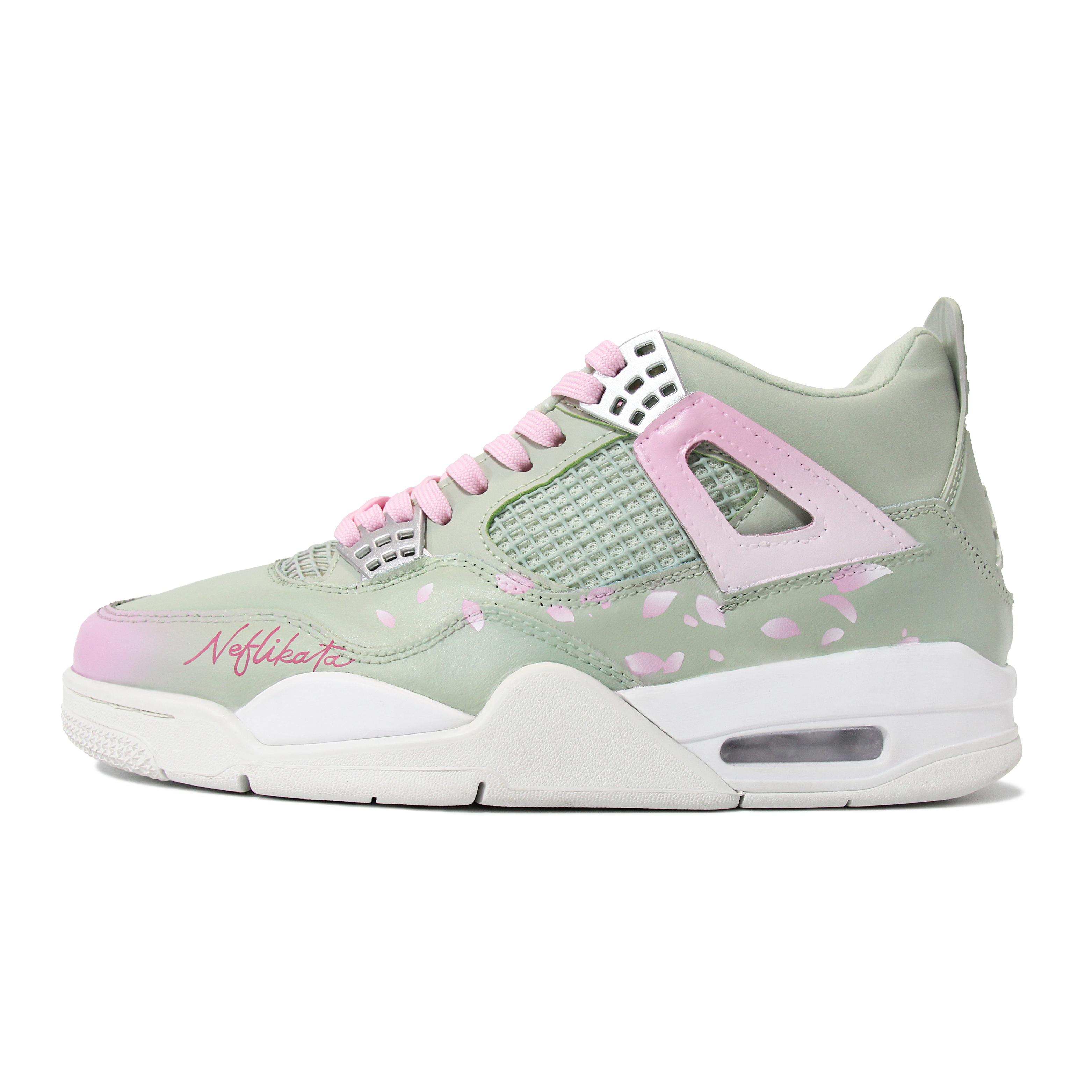 Jordan Air Jordan 4 Walking Planet, Spring Flying Flower Mid top Vintage Basketball Shoes Women s Green Pink HV0823-003(Team1492-) 35.5
Jordan Air Jordan 4 Walking Planet, Spring Flying Flower Mid top Vintage Basketball Shoes Women s Green Pink HV0823-003(Team1492-) 35.5