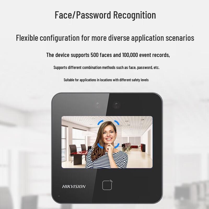 Hikvision Face Recognition Access Control & Time Attendance System CN plug (adapter included)
Hikvision Face Recognition Access Control & Time Attendance System CN plug (adapter included)