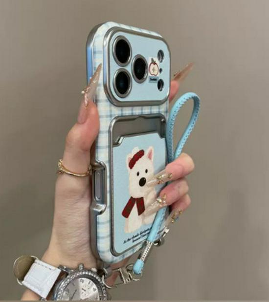 Blue Stripe Card Holder Case for Apple 17 Pro/Pro Max: Cartoon, Full Coverage, Anti-Drop Protection with Card Slot iPhone 16
Blue Stripe Card Holder Case for Apple 17 Pro/Pro Max: Cartoon, Full Coverage, Anti-Drop Protection with Card Slot iPhone 16