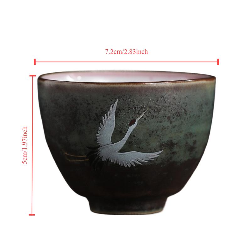 Ручная работа Каменная керамика Печь превращена в ретро чайную чашку Личная Хост Аромат Жуйхэ Чэнсян Журавль Одиночная Чайная посуда Кухня Столовая Бар 100ml
Ручная работа Каменная керамика Печь превращена в ретро чайную чашку Личная Хост Аромат Жуйхэ Чэнсян Журавль Одиночная Чайная посуда Кухня Столовая Бар 100ml