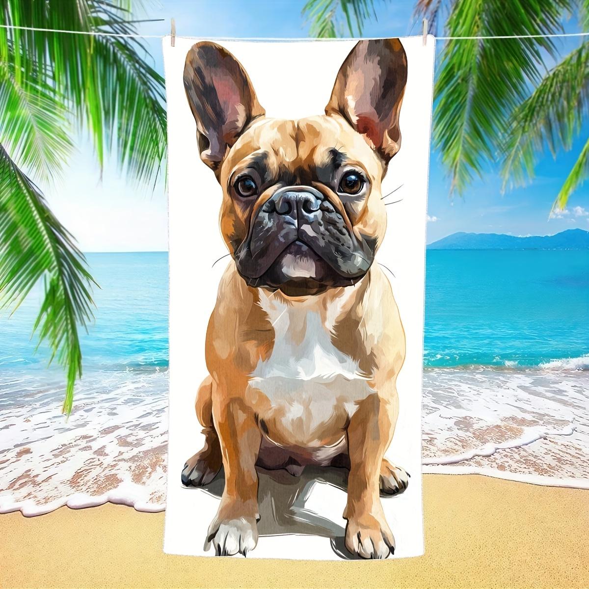 Cute French Bulldog Microfiber Beach Towel, Quick-Dry Soft Absorbent for Pool Travel Summer Fun W30*H60(CM)
Cute French Bulldog Microfiber Beach Towel, Quick-Dry Soft Absorbent for Pool Travel Summer Fun W30*H60(CM)