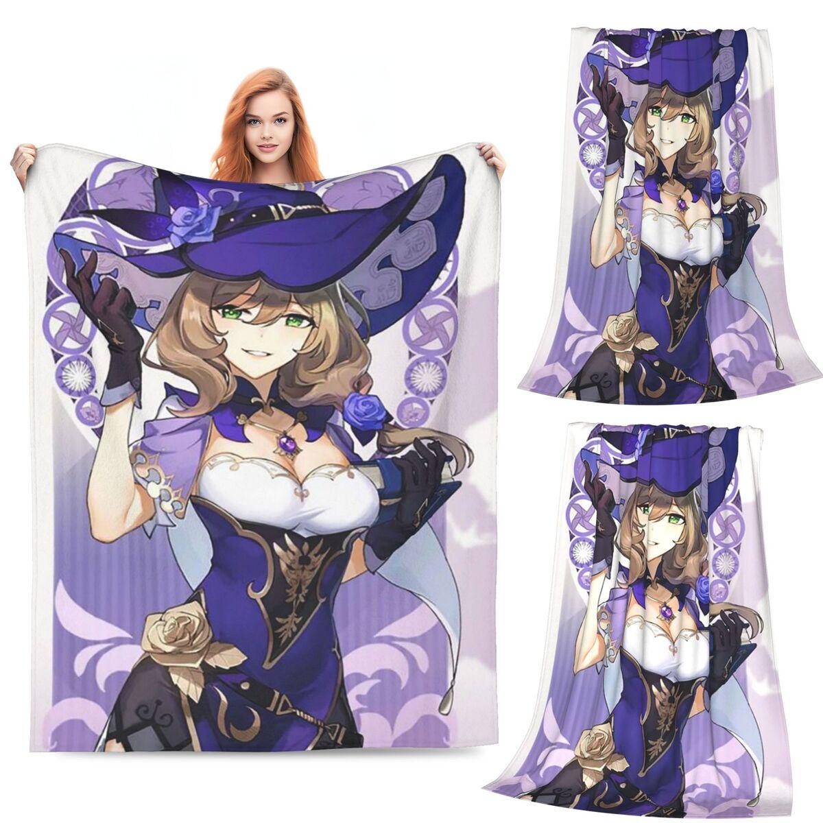 Genshin Game Cartoon Blankets Soft Warm Flannel Throw Blanket Plush for Bed Living room Picnic Travel Home Couch 80x120cm
Genshin Game Cartoon Blankets Soft Warm Flannel Throw Blanket Plush for Bed Living room Picnic Travel Home Couch 80x120cm