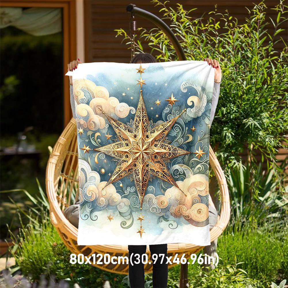1PC Star CloudOutdoor Flannel Blanket - Soft Plush Decor for Picnics, camping, Bedroom, Playroom, Office, or Lunch Break 1237A 80x120cm(31x47inch)
1PC Star CloudOutdoor Flannel Blanket - Soft Plush Decor for Picnics, camping, Bedroom, Playroom, Office, or Lunch Break 1237A 80x120cm(31x47inch)