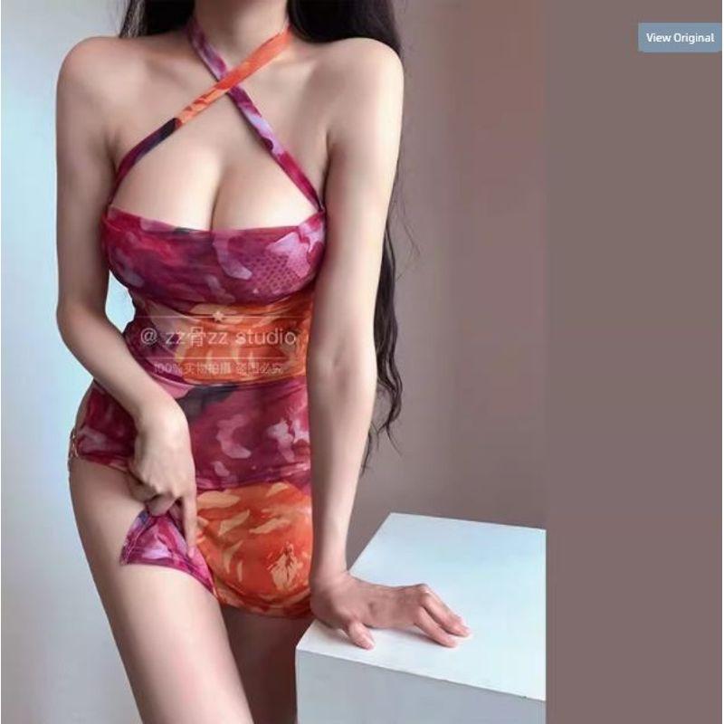 Модный стиль Сексуальное Сексуальное Платье Пуш-ап с Холтером Женское Летнее Новое Чувство Дизайна Открытая Спина Разрез Юбка по Бедрам Flower color S
Модный стиль Сексуальное Сексуальное Платье Пуш-ап с Холтером Женское Летнее Новое Чувство Дизайна Открытая Спина Разрез Юбка по Бедрам Flower color S