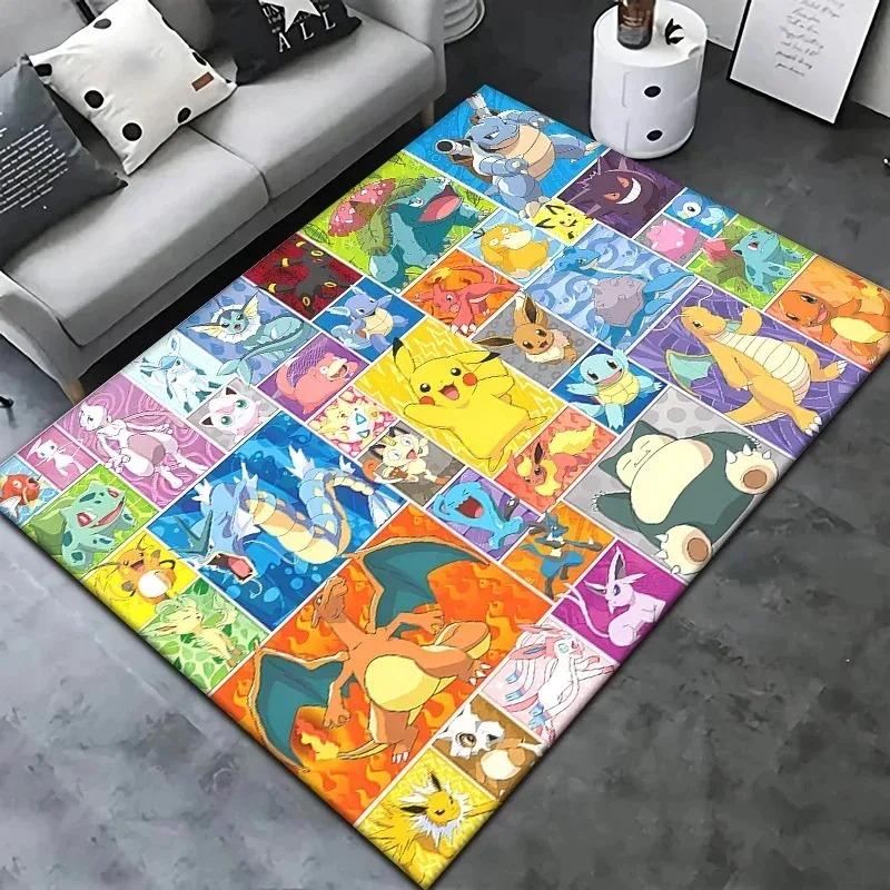 Cartoon Pokémon Elf Pikachu Carpet Children s Living Room Bedroom Soft Entrance Floor Mat Non-slip Home Cute Decor Rug 80x120cm
Cartoon Pokémon Elf Pikachu Carpet Children s Living Room Bedroom Soft Entrance Floor Mat Non-slip Home Cute Decor Rug 80x120cm