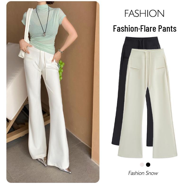 Women s High-Waisted Black Flared Pants - Spring/Autumn 2025, Slimming Micro-Flare Supermodel Style M (Recommended for 95-110 jin)
Women s High-Waisted Black Flared Pants - Spring/Autumn 2025, Slimming Micro-Flare Supermodel Style M (Recommended for 95-110 jin)
