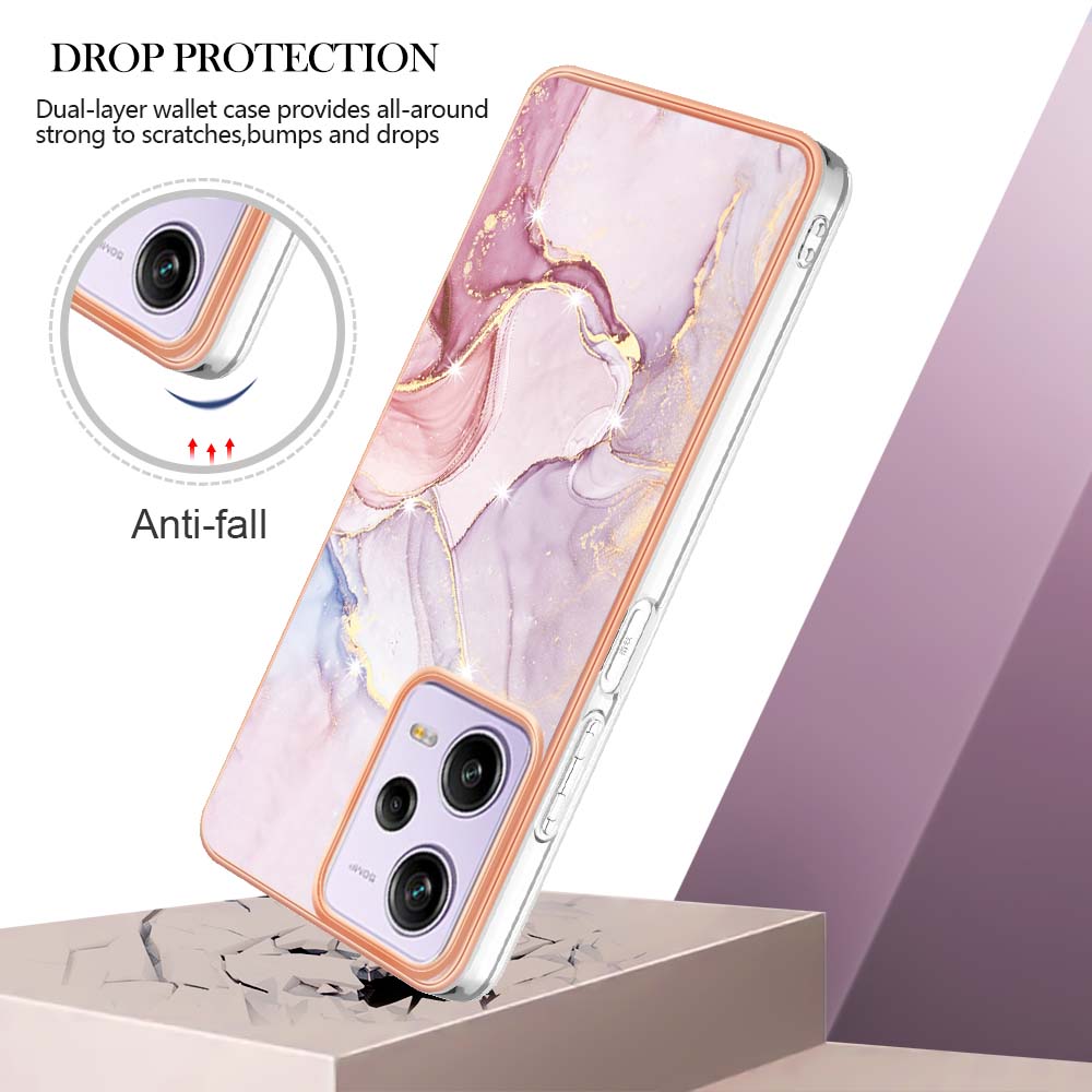 For Xiaomi Poco X5 Pro 5G/Redmi Note 12 Pro Speed 5G/Note 12 Pro 5G TPU Case with IMD Marble Pattern Electroplated Back Cover Green 003
For Xiaomi Poco X5 Pro 5G/Redmi Note 12 Pro Speed 5G/Note 12 Pro 5G TPU Case with IMD Marble Pattern Electroplated Back Cover Green 003