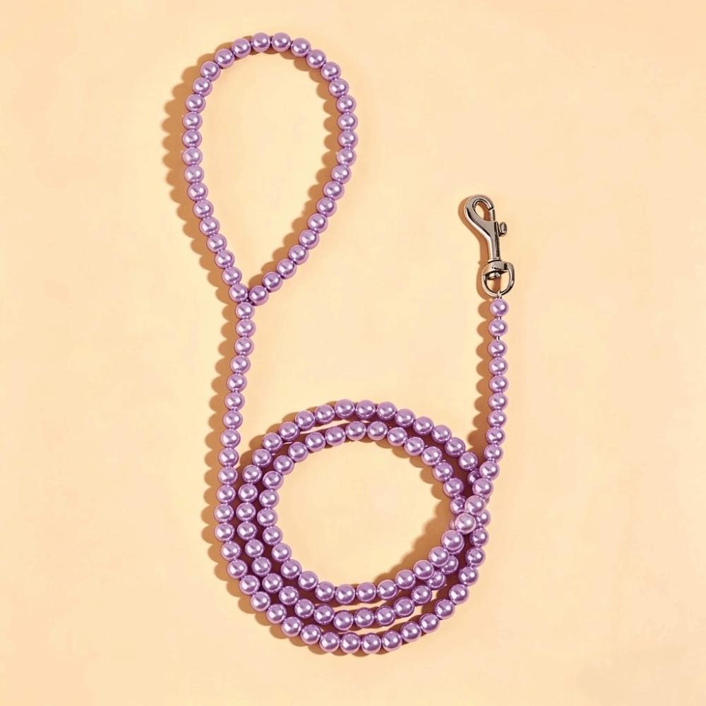 Artificial Pearl Dog Lead Leash Bite Resistant Pet Training Leash Beaded Dog Leash for Dogs Cats 120 cm/47.24 in фіолетовий
Artificial Pearl Dog Lead Leash Bite Resistant Pet Training Leash Beaded Dog Leash for Dogs Cats 120 cm/47.24 in фіолетовий