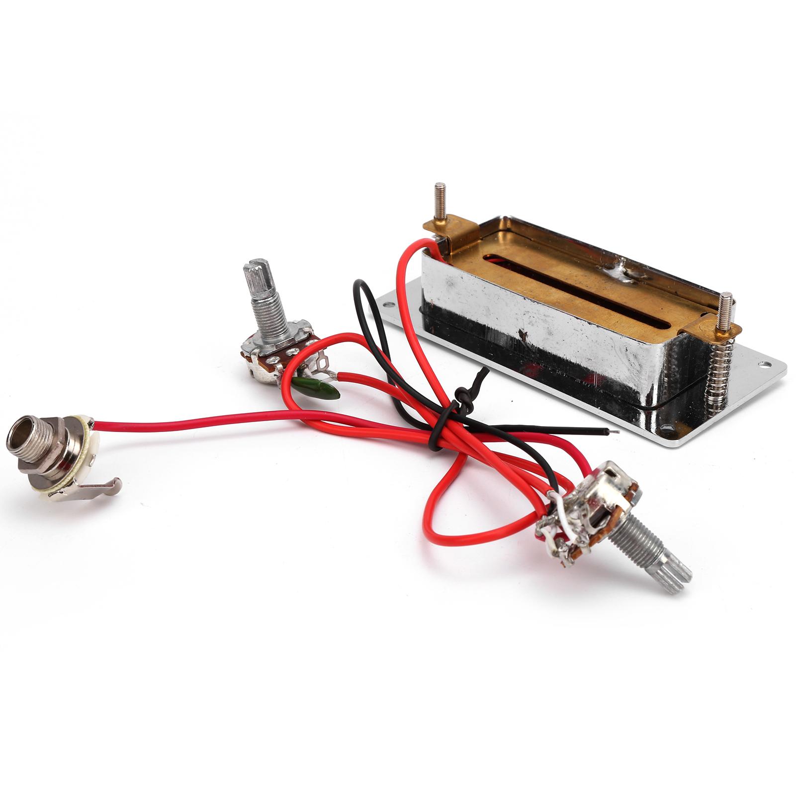 Двокотушковий звукознімач для електрогітари з джгутом, виходом керування 1V1T та регуляторами гучності
Двокотушковий звукознімач для електрогітари з джгутом, виходом керування 1V1T та регуляторами гучності