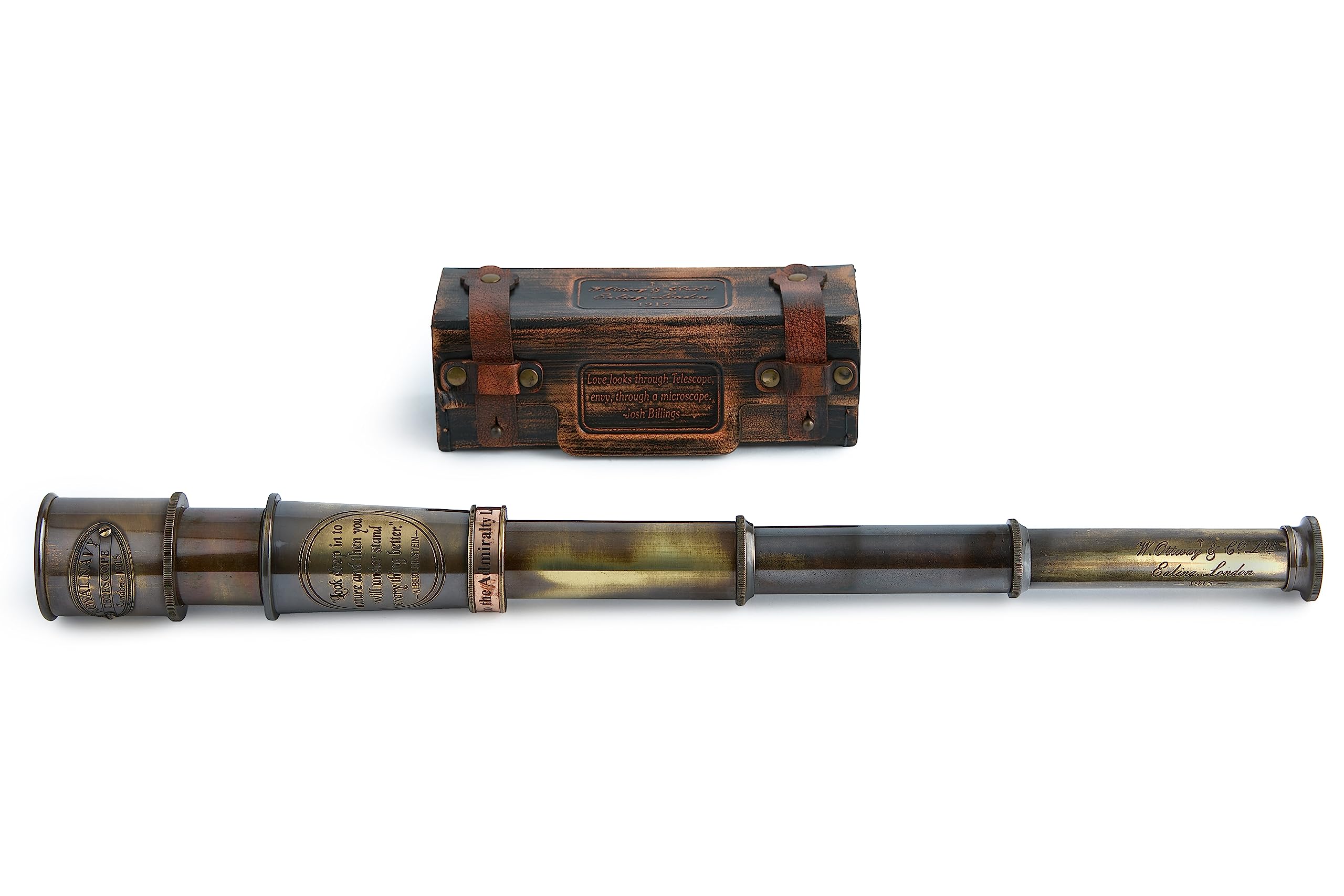 Super7One Handcrafted Telescope in Box 15 Inch Functional Vintage Replica Brass Nautical Antique Spyglass Collectible Decor &
Super7One Handcrafted Telescope in Box 15 Inch Functional Vintage Replica Brass Nautical Antique Spyglass Collectible Decor &