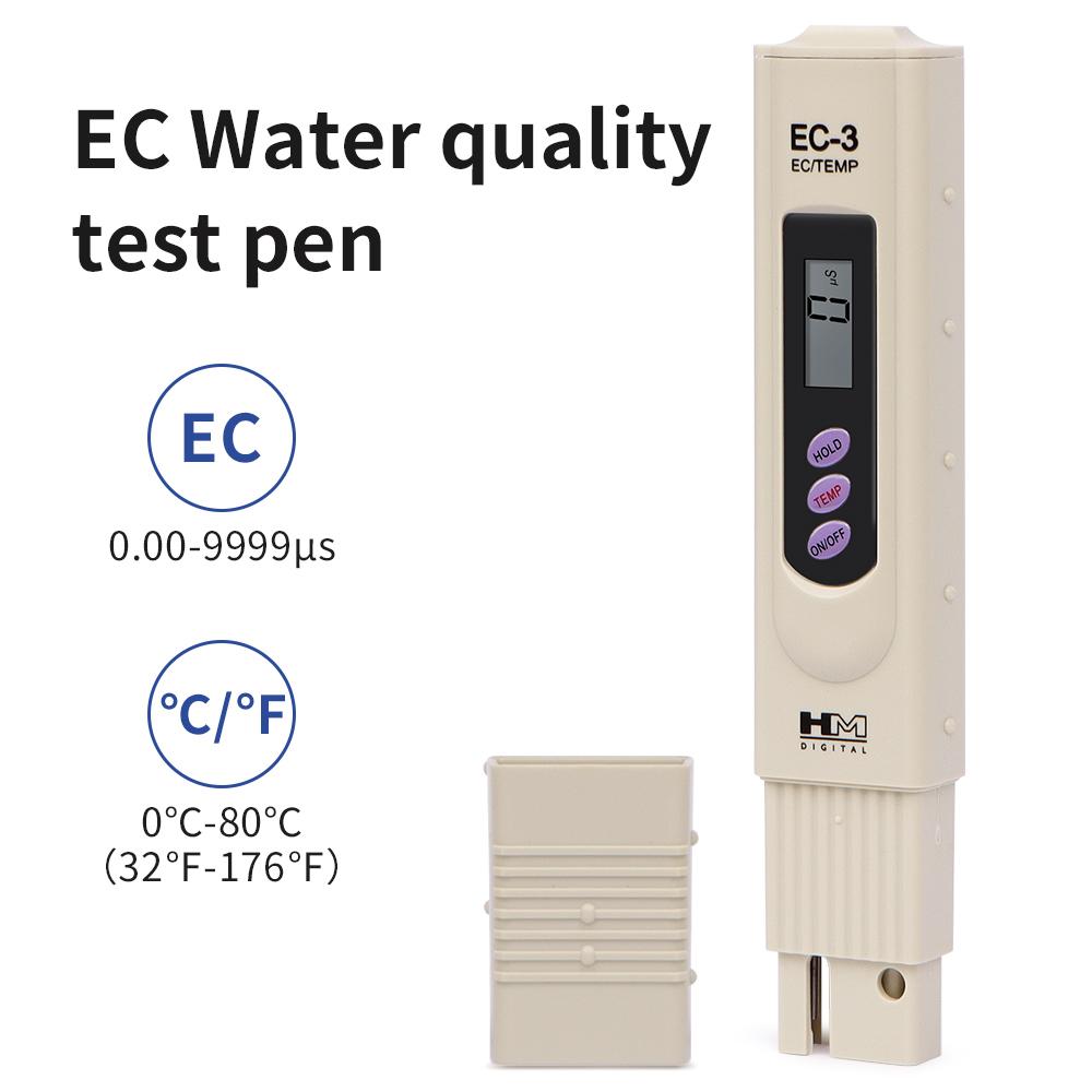 Digital EC Meter Handheld 2 in 1 Water Quality Tester EC Temp Monitor 0-9999us Test Pen for Swimming Pool Aquarium Fish Tank
Digital EC Meter Handheld 2 in 1 Water Quality Tester EC Temp Monitor 0-9999us Test Pen for Swimming Pool Aquarium Fish Tank