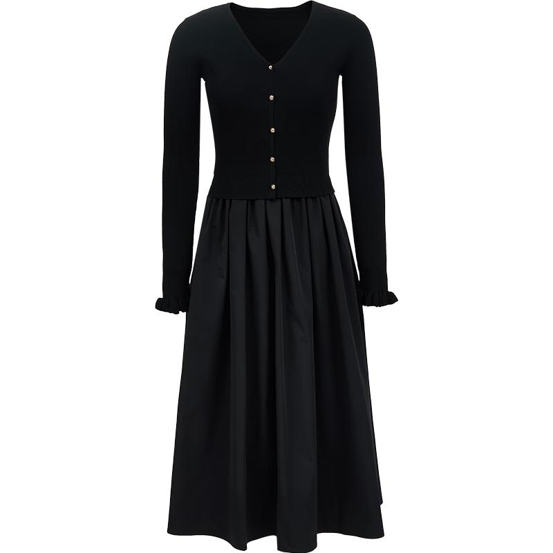 VEROMODA Elegant V-Neck A-Line Black Dress XL
VEROMODA Elegant V-Neck A-Line Black Dress XL