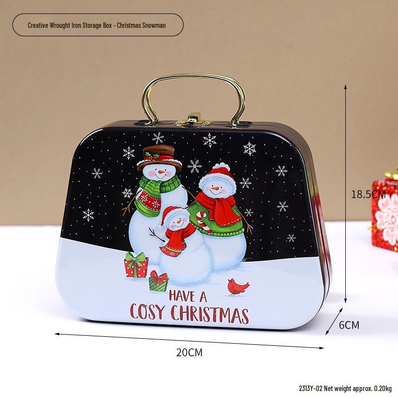 Christmas Wrought Iron Candy & Biscuit Storage Box - Handheld Wedding Planner Gift
Christmas Wrought Iron Candy & Biscuit Storage Box - Handheld Wedding Planner Gift