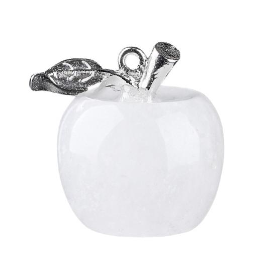 DIY Necklace Pendant Fruit Shape Natural Faux Crystal Pendant with Electroplated Silver Leaf Buckle 20mm Mini J
DIY Necklace Pendant Fruit Shape Natural Faux Crystal Pendant with Electroplated Silver Leaf Buckle 20mm Mini J