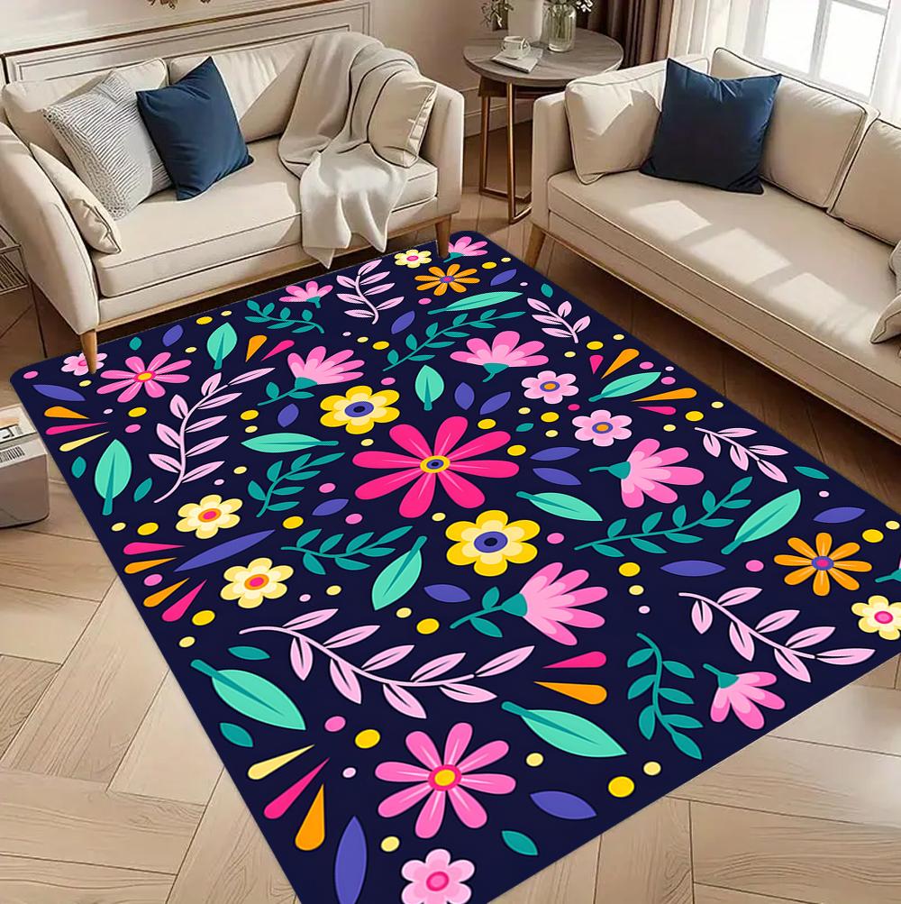 Living Room Rug Watercolor Floral Healing Style Theme Carpet Non-Slip Easy Clean Fresh Artistic Home Decor Mat 40X60cm
Living Room Rug Watercolor Floral Healing Style Theme Carpet Non-Slip Easy Clean Fresh Artistic Home Decor Mat 40X60cm