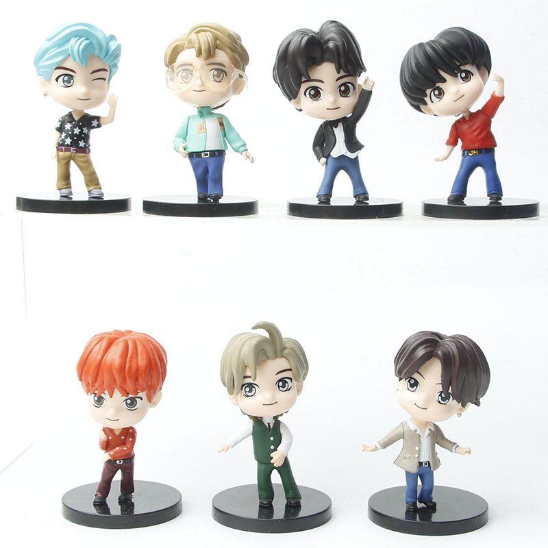 7pcsset Bt21 Bts Bangtan Boys Tiny Tan Figurine Cute Cartoon Model Birthday Fan 7 Models
7pcsset Bt21 Bts Bangtan Boys Tiny Tan Figurine Cute Cartoon Model Birthday Fan 7 Models