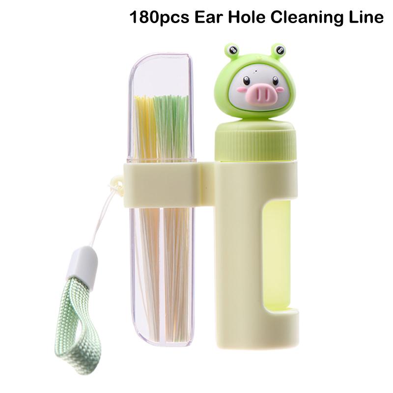 180Pcs Earring Hole Cleaner Mint Flavor Disposable Piercing Cleaning Line Tool Piggy Ear Line Cleaner Ear Piercing Cleaner 180PCS зелений
180Pcs Earring Hole Cleaner Mint Flavor Disposable Piercing Cleaning Line Tool Piggy Ear Line Cleaner Ear Piercing Cleaner 180PCS зелений