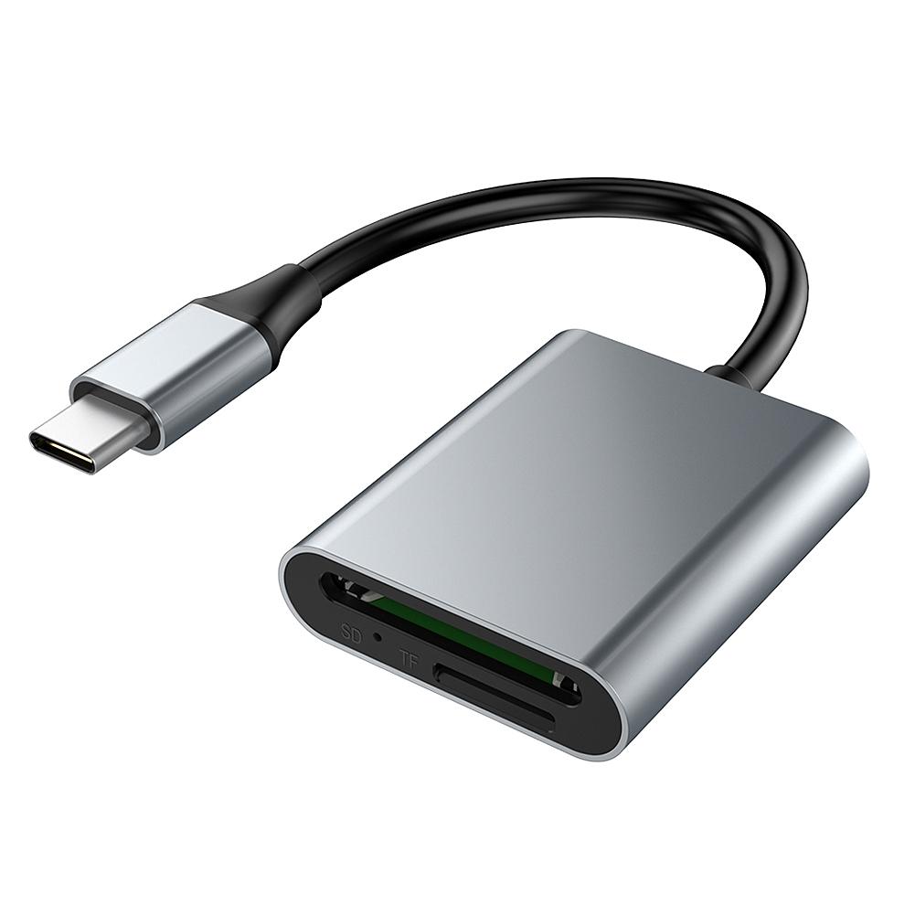 2-в-1 Устройство для чтения карт SD3.0/SD4.0+TF 5 Гбит/с USB C Адаптер-кардридер Читает 2 карты одновременно Адаптер для карт TF SD для iPhone iPad
2-в-1 Устройство для чтения карт SD3.0/SD4.0+TF 5 Гбит/с USB C Адаптер-кардридер Читает 2 карты одновременно Адаптер для карт TF SD для iPhone iPad