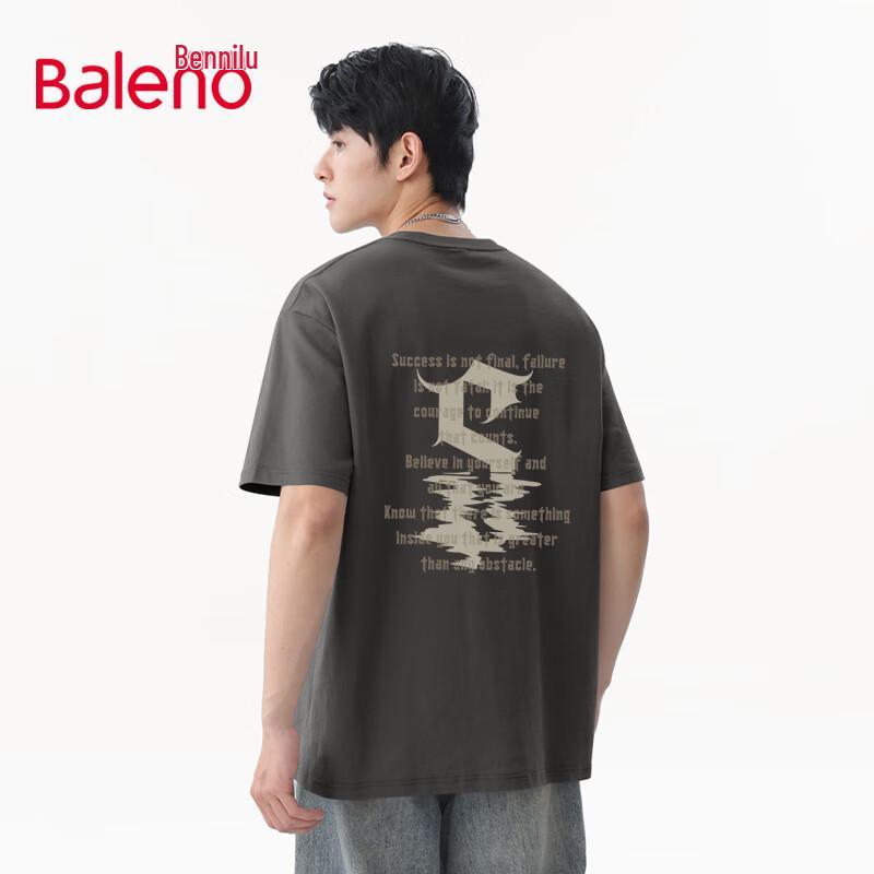 Baleno Men s American Style Heavyweight Pure Cotton Short-Sleeve T-shirt L
Baleno Men s American Style Heavyweight Pure Cotton Short-Sleeve T-shirt L