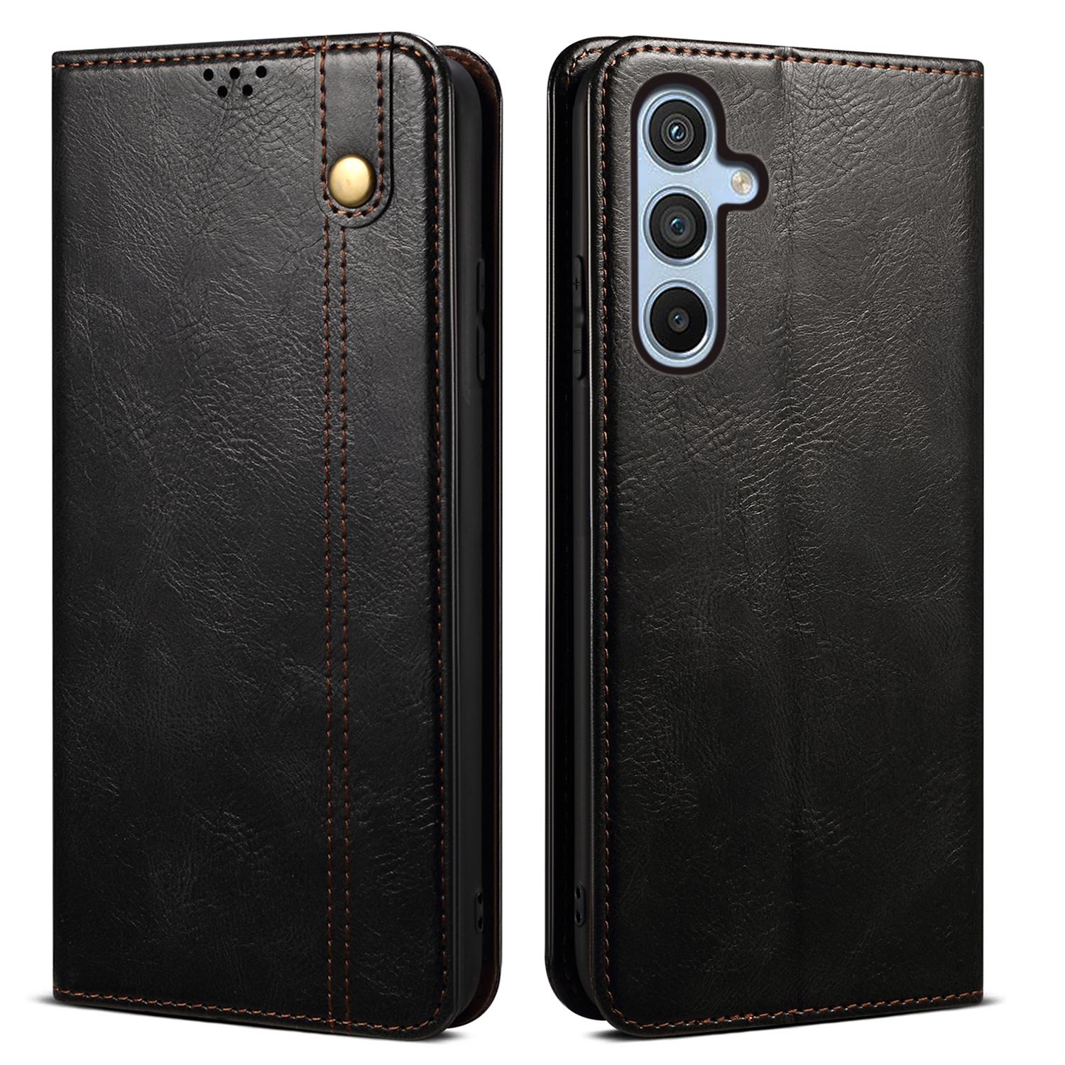 Чохол для Samsung Galaxy A26 5G Текстура Crazy Horse Воскова Шкіра Гаманець Підставка Чохол для Телефону Black
Чохол для Samsung Galaxy A26 5G Текстура Crazy Horse Воскова Шкіра Гаманець Підставка Чохол для Телефону Black