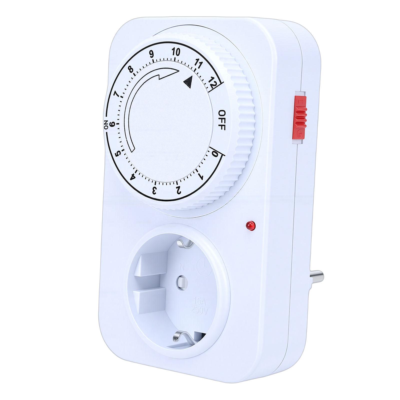 Countdown Timer Outlet 4800W 16A IP44 30 Minute Interval 12 Hour Mechanical Timer Socket
Countdown Timer Outlet 4800W 16A IP44 30 Minute Interval 12 Hour Mechanical Timer Socket