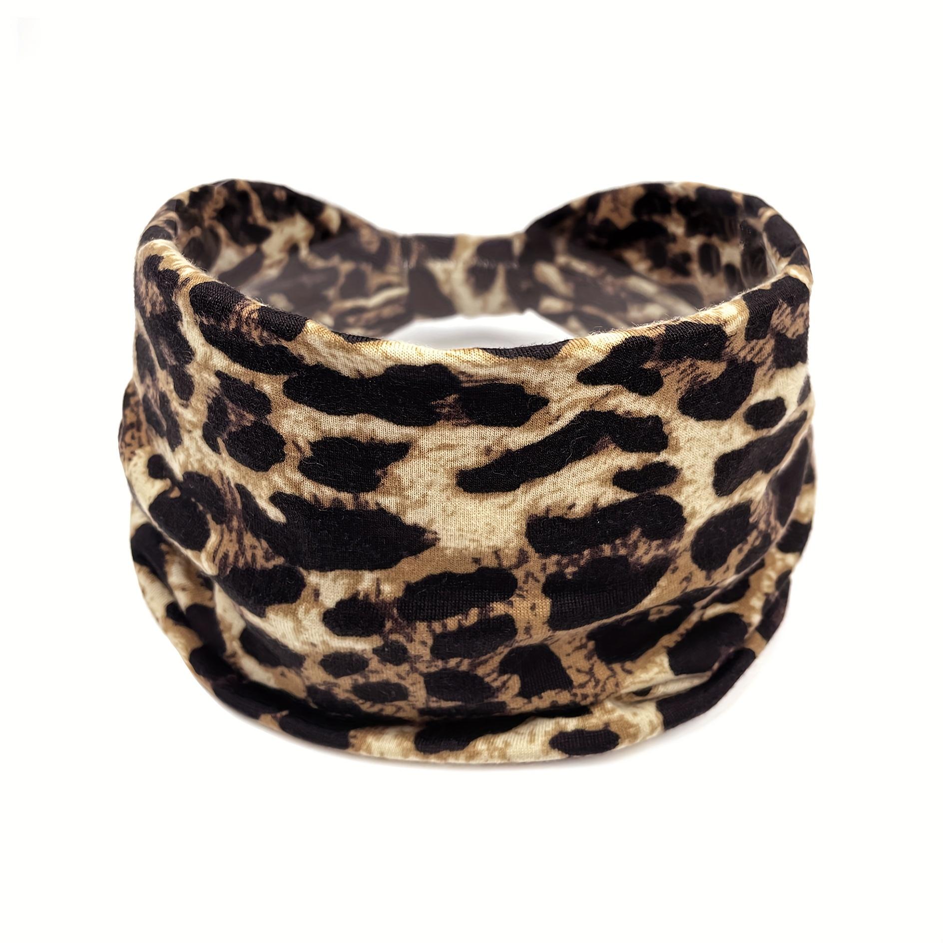 1 шт. Стильная широкая повязка на голову с леопардовым принтом для женщин - Эластичная, нескользящая, влагоотводящая повязка для йоги и тренировок - Мягкая трикотажная ткань из полиэстера
1 шт. Стильная широкая повязка на голову с леопардовым принтом для женщин - Эластичная, нескользящая, влагоотводящая повязка для йоги и тренировок - Мягкая трикотажная ткань из полиэстера