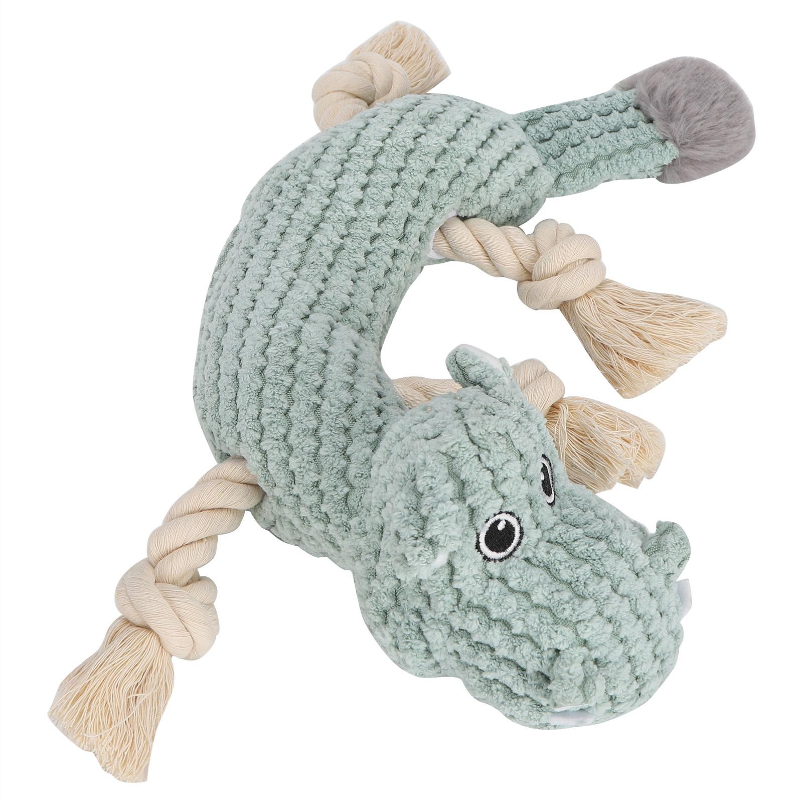 Pet Plush Toy Chewing Squeaky Toys Plush Hippo Shape Cotton Rope Knot for Puppy and Medium
Pet Plush Toy Chewing Squeaky Toys Plush Hippo Shape Cotton Rope Knot for Puppy and Medium