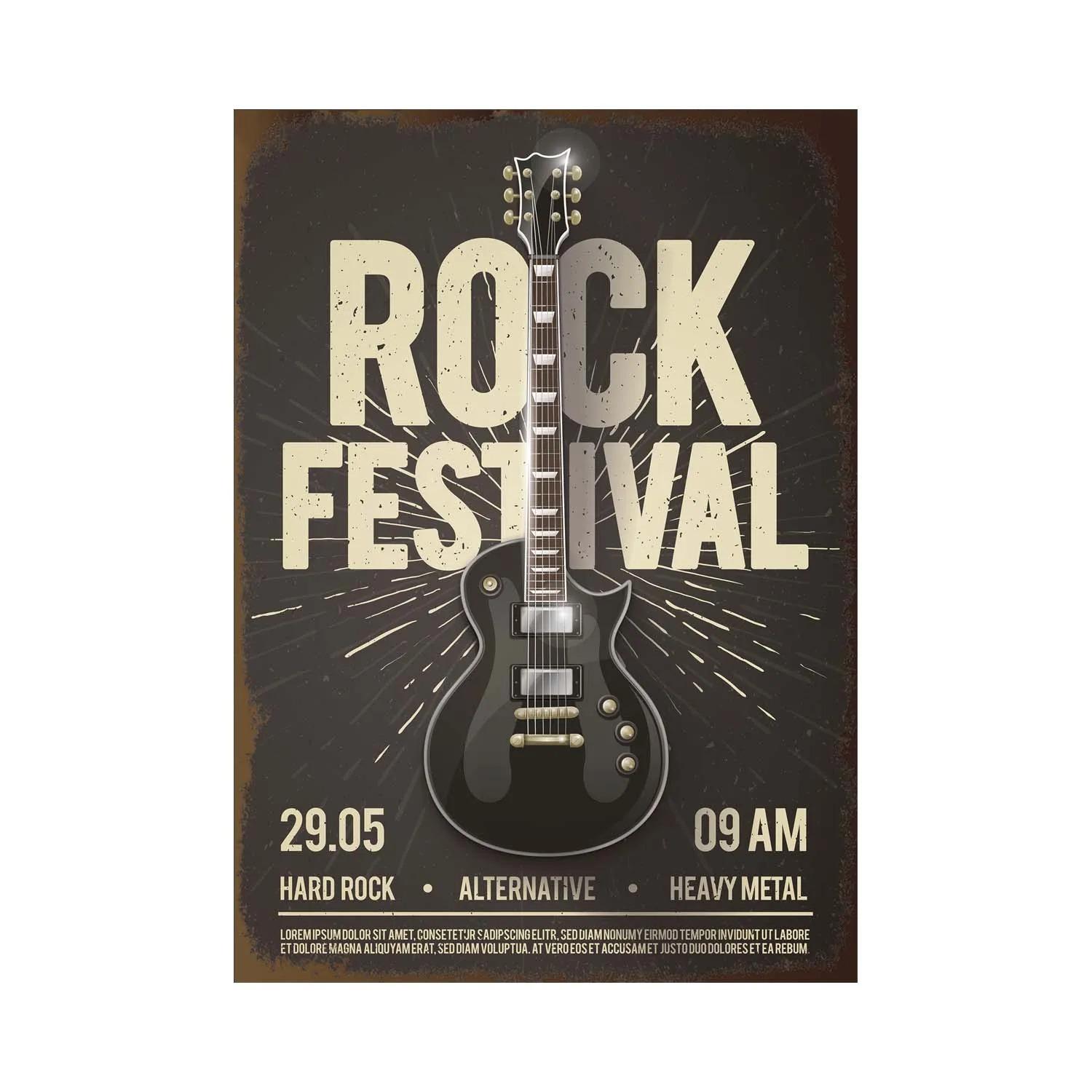 Винтажные жестяные таблички декор рок-музыка металлические постеры ретро гитара рок-вечеринка металлические тарелки настенное искусство для бара паба клуба 20x30cm
Винтажные жестяные таблички декор рок-музыка металлические постеры ретро гитара рок-вечеринка металлические тарелки настенное искусство для бара паба клуба 20x30cm