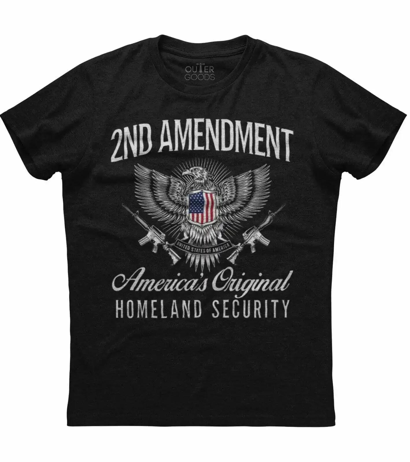 2nd Amendment Americas Original Homeland Security Eagle Patriotic TShirt Summer Cotton ONeck Short Sleeve Mens T Shirt New 4XL
2nd Amendment Americas Original Homeland Security Eagle Patriotic TShirt Summer Cotton ONeck Short Sleeve Mens T Shirt New 4XL