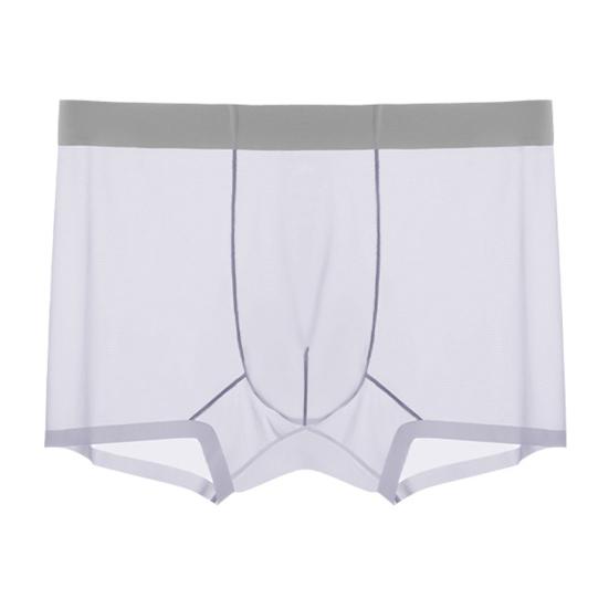 Men Boxer Underwear Elastic Mid-Waist Breathable Slim Fit Shorts Briefs Pure Color U-Convex Design Ultra Thin Seamless Mesh Yarn Panties Daily Wear 2XL
Men Boxer Underwear Elastic Mid-Waist Breathable Slim Fit Shorts Briefs Pure Color U-Convex Design Ultra Thin Seamless Mesh Yarn Panties Daily Wear 2XL