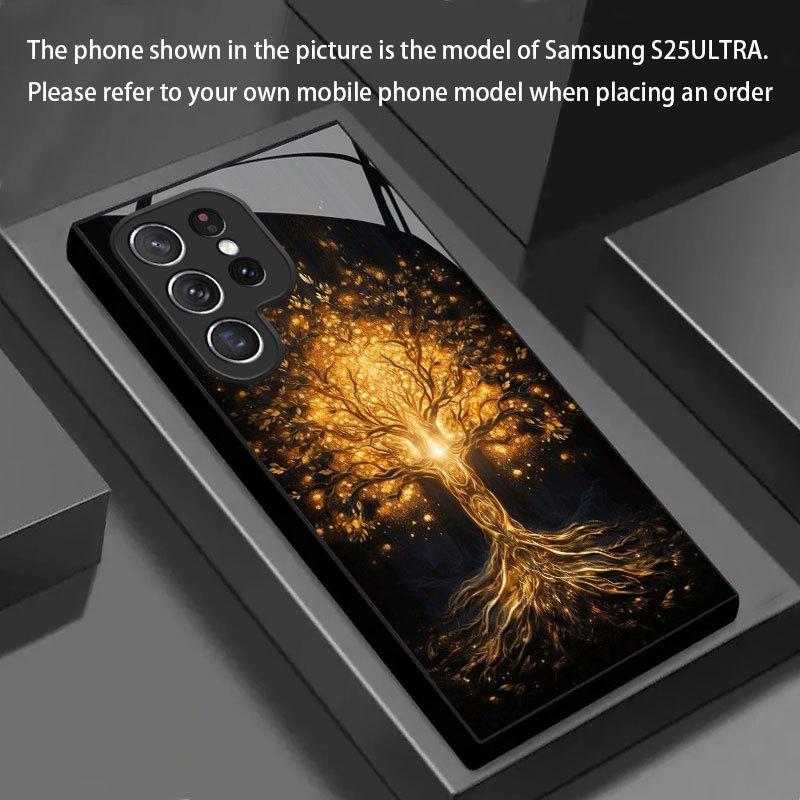 Golden Tree of Life Glass Phone Case Suitable for Samsung for Galaxy S26 S25 S24 S22 S21 S20 FE Ultra Plus5GAnti Drop Back Cover Galaxy S23 FE
Golden Tree of Life Glass Phone Case Suitable for Samsung for Galaxy S26 S25 S24 S22 S21 S20 FE Ultra Plus5GAnti Drop Back Cover Galaxy S23 FE