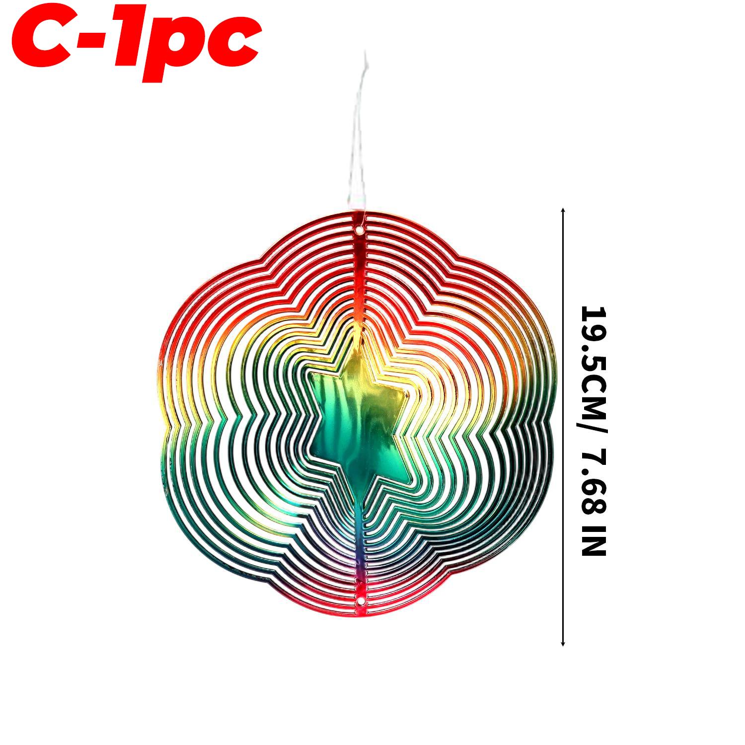 5/1Pcs 3D Rotating Laser Bird Repeller Anti-Bird Hanging Colorful Laser Wind Chime Decoration for Garden Orchards Farmland
5/1Pcs 3D Rotating Laser Bird Repeller Anti-Bird Hanging Colorful Laser Wind Chime Decoration for Garden Orchards Farmland