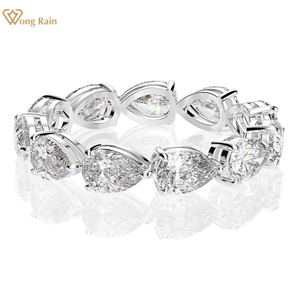 Wong Rain, 100% серебро 925 пробы, грушевидная огранка, цирконы, драгоценный камень, обручальное кольцо, женское обручальное кольцо, ювелирные изделия, подарок US 6 белый
Wong Rain, 100% серебро 925 пробы, грушевидная огранка, цирконы, драгоценный камень, обручальное кольцо, женское обручальное кольцо, ювелирные изделия, подарок US 6 белый