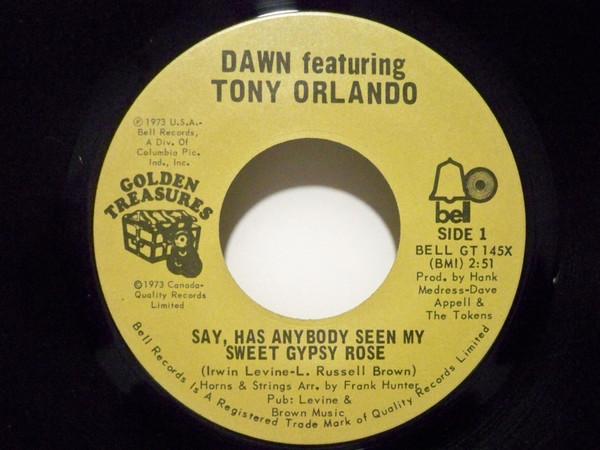7-дюймовая пластинка DAWN, TONY ORLANDO - Скажи, кто-нибудь видел мою милую Джипс BELLGT145X Bell Records 1973 Канада Рок Б/У
7-дюймовая пластинка DAWN, TONY ORLANDO - Скажи, кто-нибудь видел мою милую Джипс BELLGT145X Bell Records 1973 Канада Рок Б/У