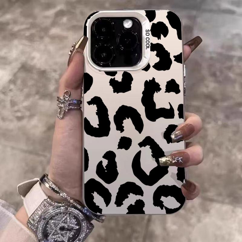 Black Leopard Print Electroplate Silver Phone Case For Xiaomi Redmi Note 14 13 12 11 10 Pro Plus 12S 11S Redmi 15C 14C Cover Redmi Note 11(11s)
Black Leopard Print Electroplate Silver Phone Case For Xiaomi Redmi Note 14 13 12 11 10 Pro Plus 12S 11S Redmi 15C 14C Cover Redmi Note 11(11s)
